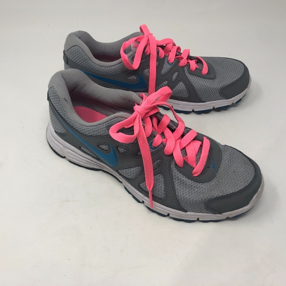 Nike Revolution 2 Sneaker Gray Blue Pink 7